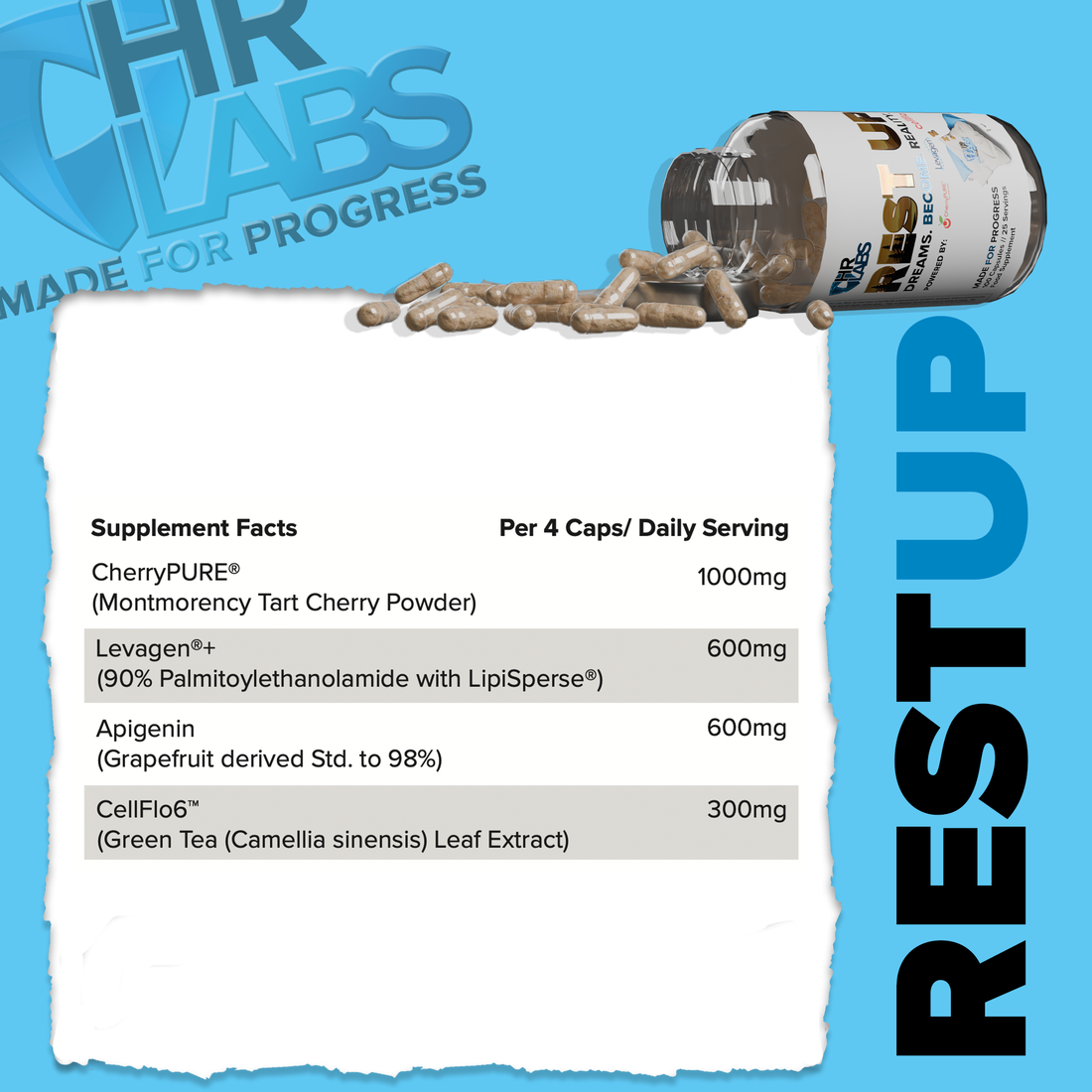 HR Labs Rest Up - Premium Sleep & Recovery Support