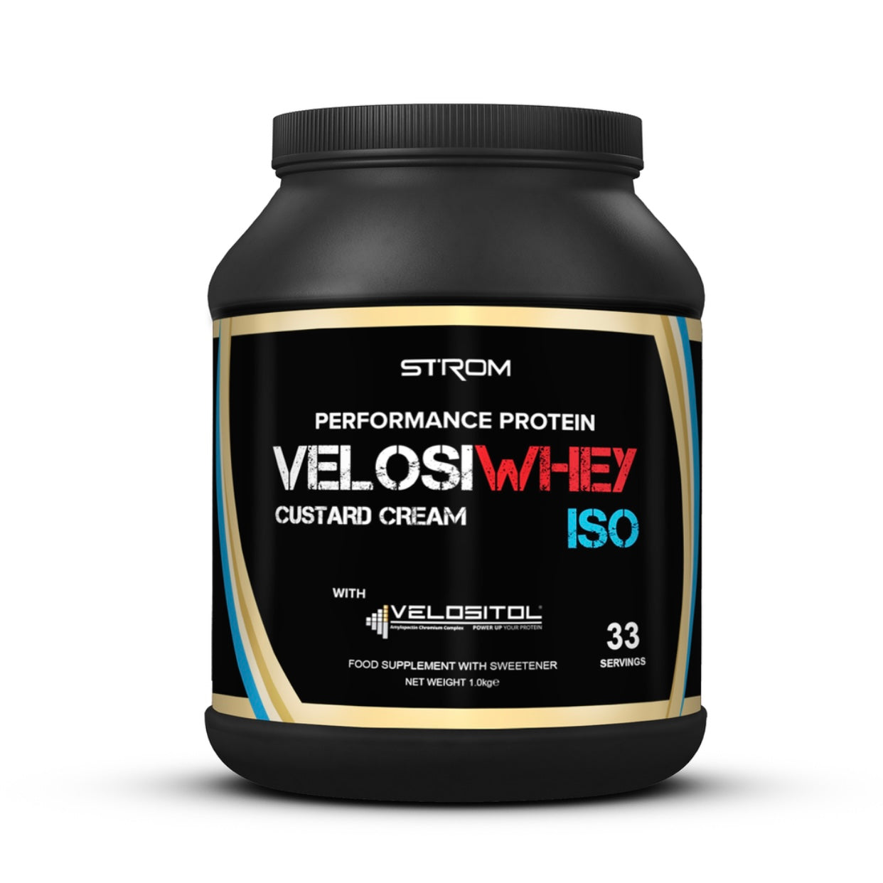 STROM SPORTS NUTRITION VELOSIWHEY ISO (Pure Whey Isolate + Velositol) 33 Servings