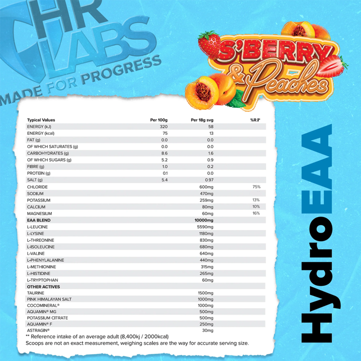 HR LABS Hydro EAA - 30 Servings