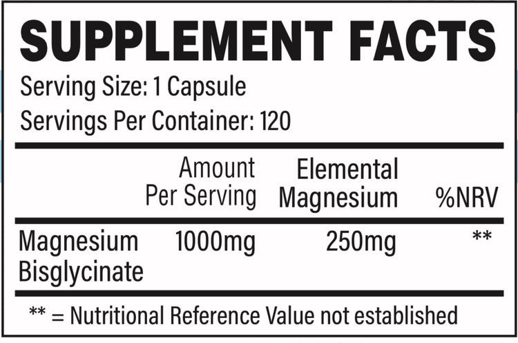 Trained By JP TBJP Magnesium Bisglycinate - 120 Caps