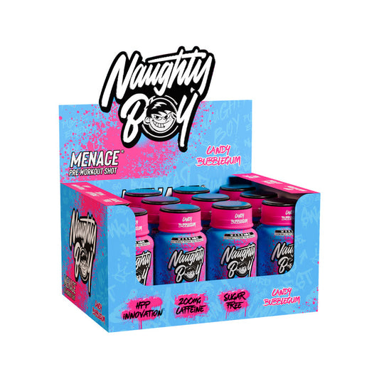 NAUGHTY BOY MENACE® PRE-WORKOUT SHOT - 20 x 60ml