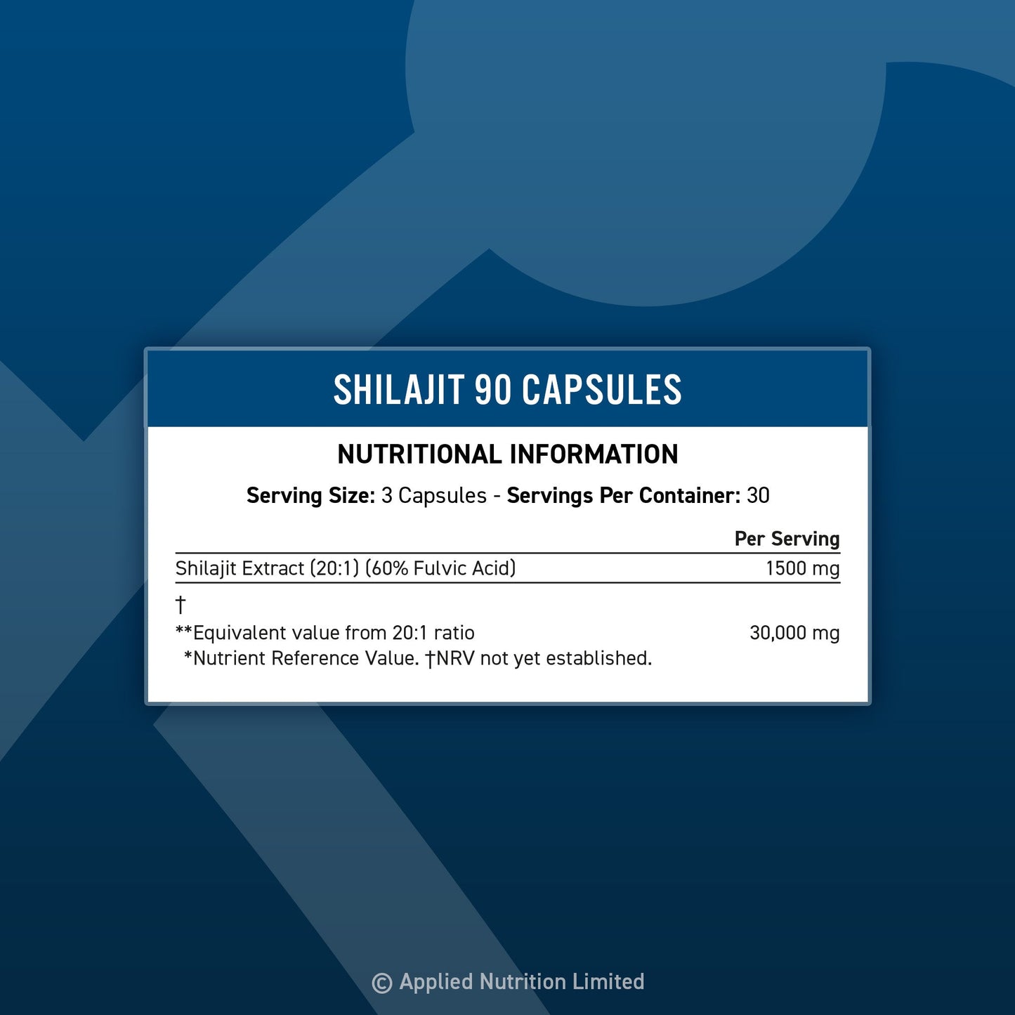 Applied Nutrition Shilajit 30,000mg - 90 Caps