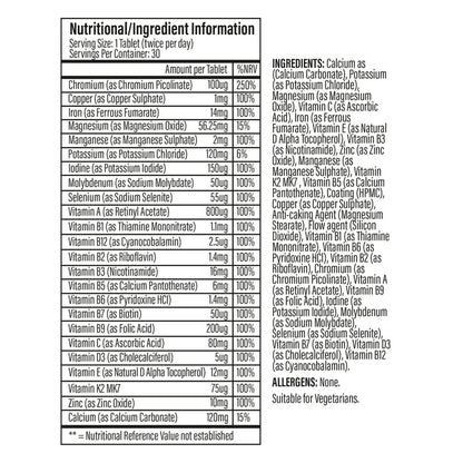 Trained By JP TBJP The One Multivitamin - 60 tabs