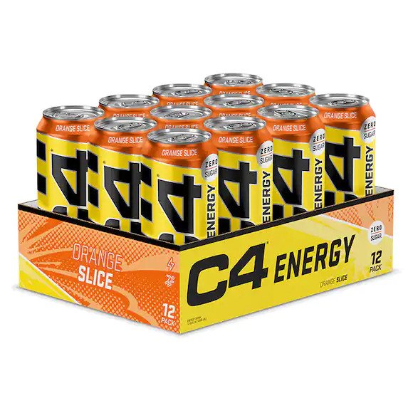 Essential Supplements - Cellucor C4 Explosive Energy Drink - 12 x 500ml - Orange Slice