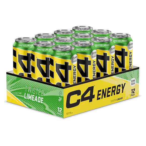 Essential Supplements - Cellucor C4 Explosive Energy Drink - 12 x 500ml - Twisted Limeade