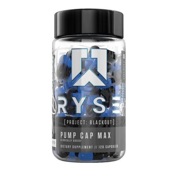 ryse-pump-cap-max-project-blackout-120-caps-essential-supplements-uk-gym-runcorn