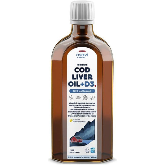 osavi-norwegian-cod-liver-oil-d3-1000mg-omega-3-250ml-essential-supplements-uk-gym-runcorn