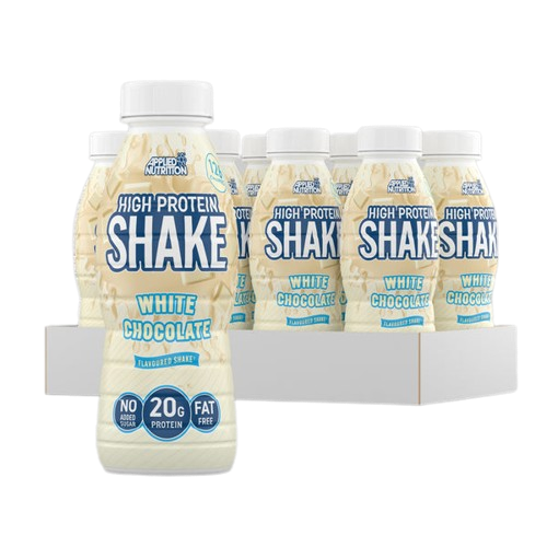 Essential Supplements - Applied Nutrition High Protein Shake - 8 x 330ml - White Chocolate