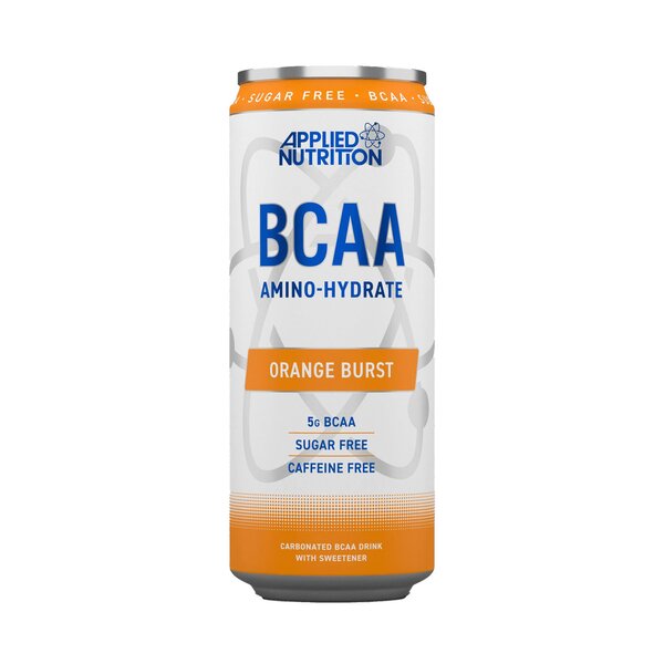 Essential Supplements - Applied Nutrition BCAA Amino-Hydrate Caffeine Free Cans - 12 x 330ml - Orange Burst