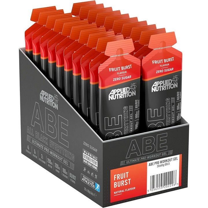 Essential Supplements - Applied Nutrition ABE - All Black Everything Gel - 20 x 60g - Fruit Burst