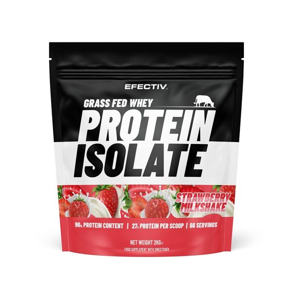 Efectiv Grass Fed Whey Protein Isolate - 2kg - 66 Servings