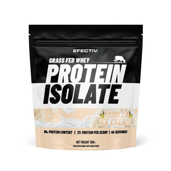 Efectiv Grass Fed Whey Protein Isolate - 2kg - 66 Servings