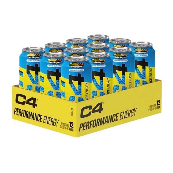 Essential Supplements - Cellucor C4 Explosive Energy Drink - 12 x 500ml - Millions Bubblegum