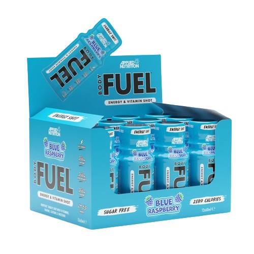 Essential Supplements - Applied Nutrition Bodyfuel Energy Shots - 12 x 60ml - Blue Raspberry