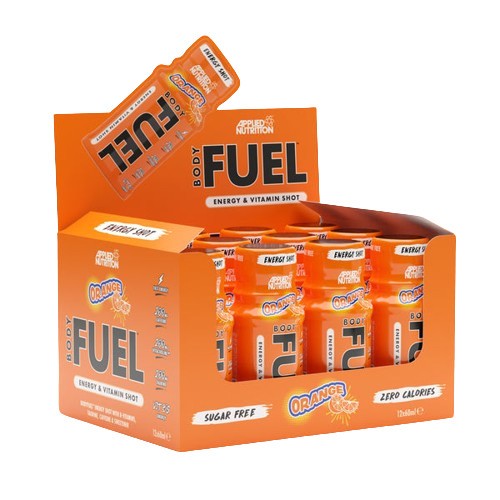 Essential Supplements - Applied Nutrition Bodyfuel Energy Shots - 12 x 60ml - Orange