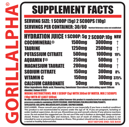 Gorillalpha Hydration Juice